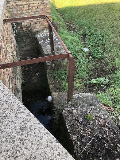 La chiusa vicino alla fornace (foto di Sergio Magrini Alunno)
