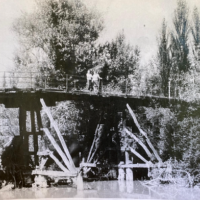 Il ponte di legno di Montecorona