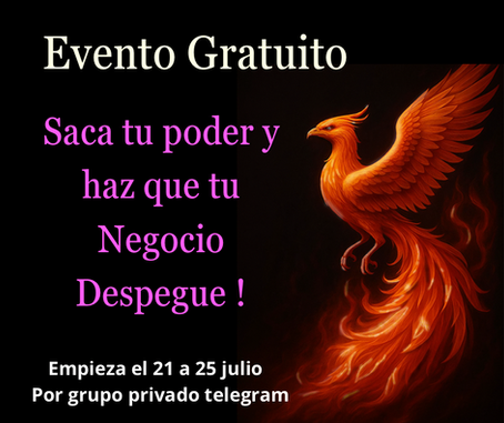 Evento Transformador:  Saca tu poder y haz que tu NEGOCIO DESPEGUE !!!!!