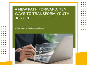LESS DETENTION, BETTER FUTURES: TEN WAYS TO TRANSFORM YOUTH JUSTICE TOOL KIT   