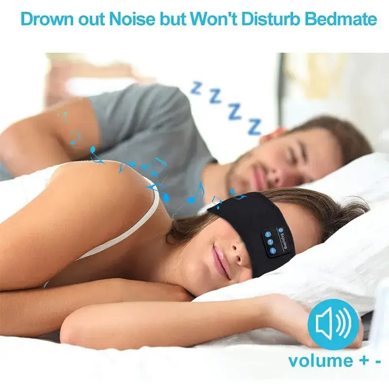 Thumbnail: Fone Bluetooth Earphones Sports Sleeping Headband Elastic Wireless 