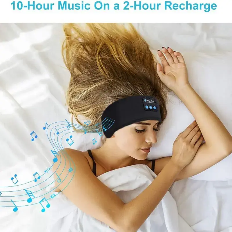 Thumbnail: Fone Bluetooth Earphones Sports Sleeping Headband Elastic Wireless 