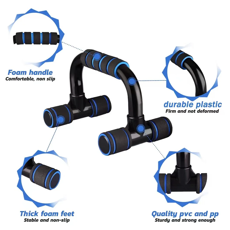 Thumbnail: Push Up Bars with Anti-Slip Foam Handles for Home Gym Workouts
