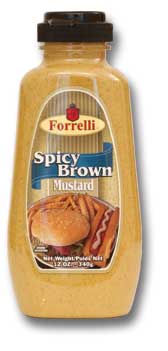 Forrelli Spicy Brown Mustard 12 x 12 oz