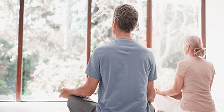 Couple Meditating 