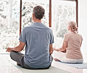 Couple Meditating