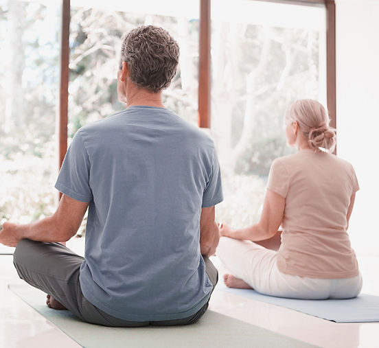 Couple Meditating