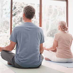 Meditation am Fenster