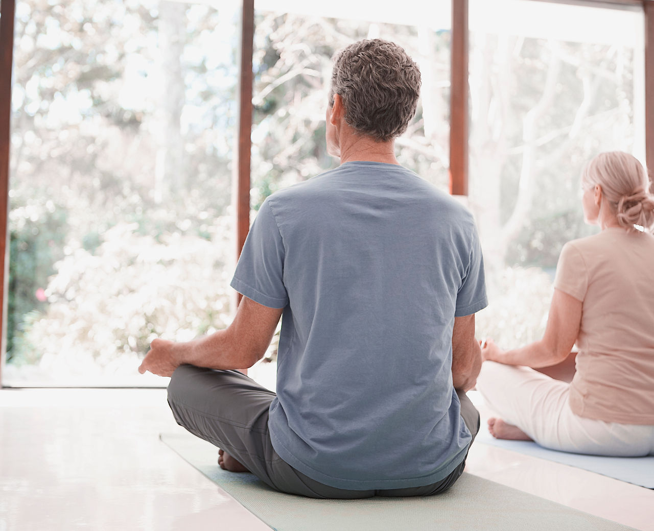 Couple Meditating