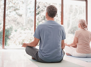Couple Meditating