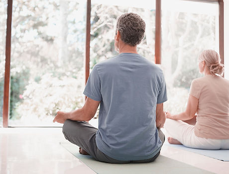 Couple Meditating