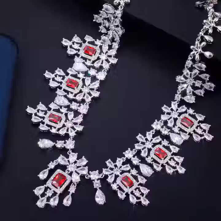 Thumbnail: Diamond Dynasty Necklace Set