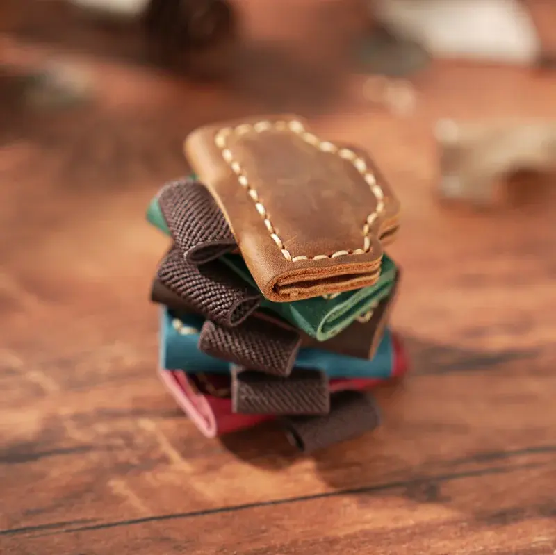 Thumbnail: Magnetic Leather Bookmark Double-sided Magnetic Buckle Magnet Clip Notebook Book