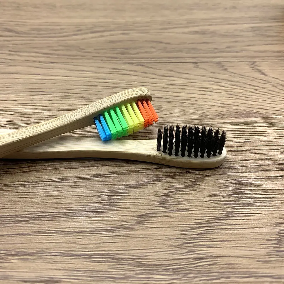 Thumbnail: 10PCS Biodegradable Bamboo Toothbrush Teeth