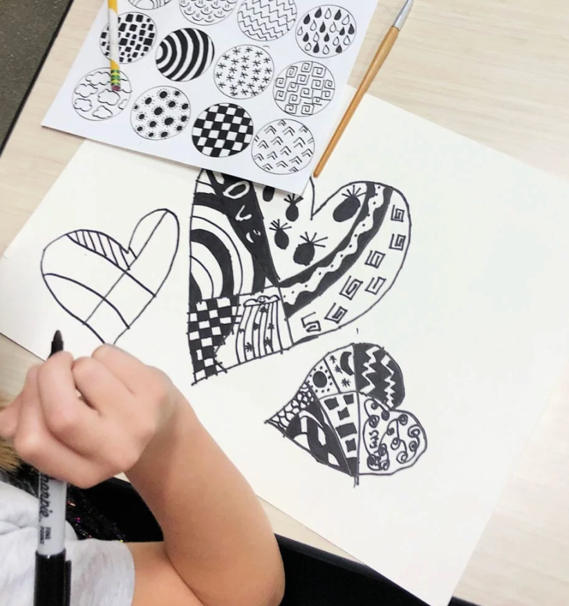 Home Away From Homeschool Children's Zentangle Art Workshop