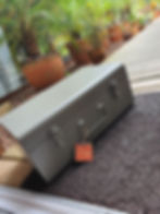 Miniatura: Baú Cinza Metal M