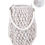 Miniatura: LATERNA DECORATIVA FIBRA BRANCO