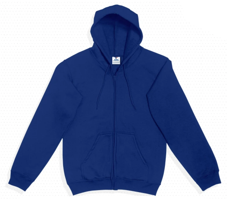sudadera azul rey