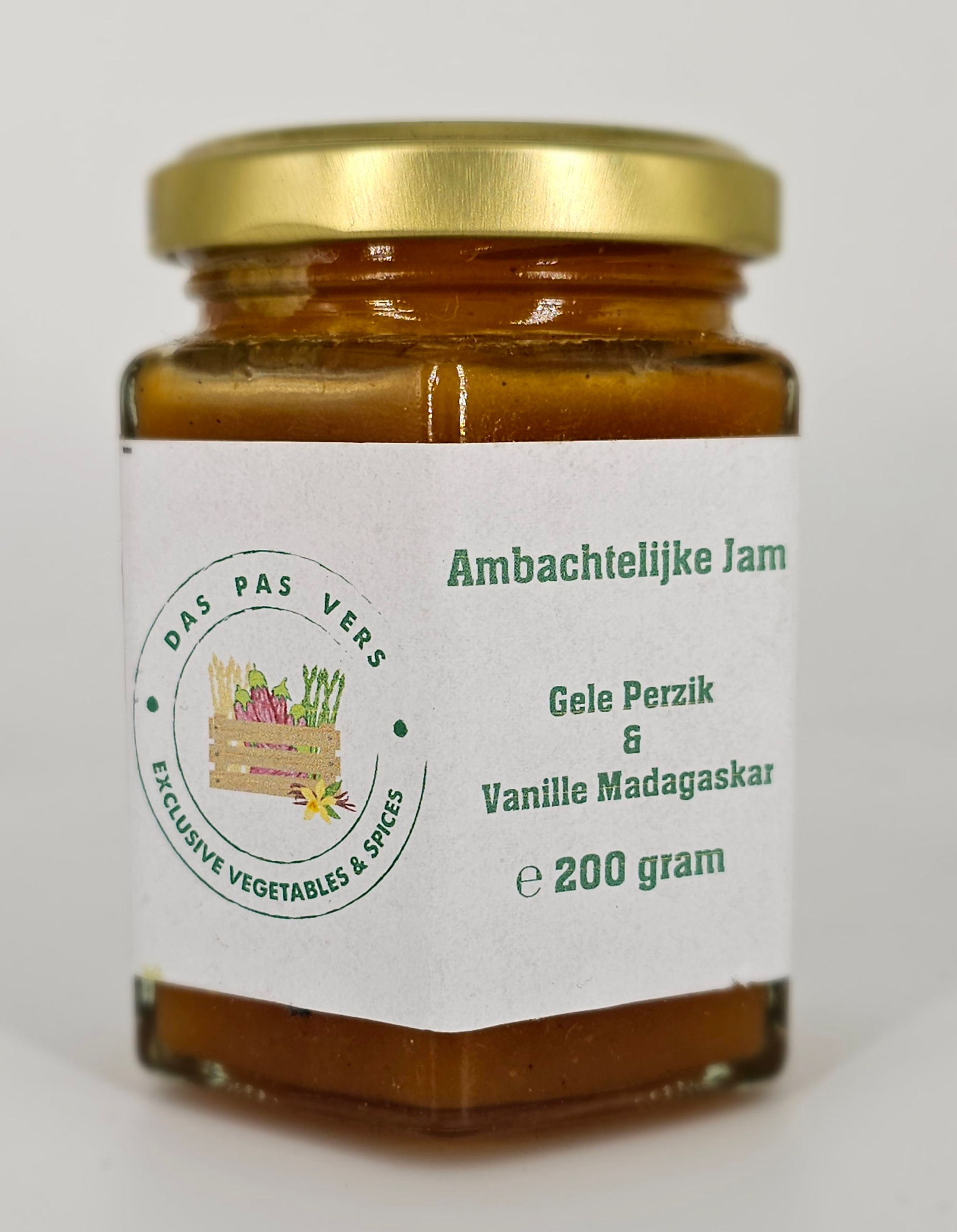 Gele perzik met vanille Madagaskar