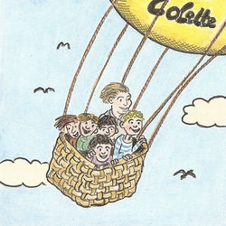 Lolette en montgolfière