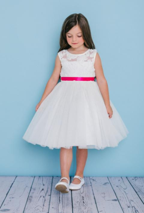 Short Tulle Flower Girl Dress | Under the Arbor Bridal