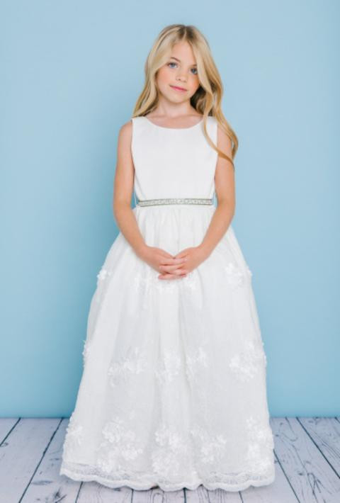Flower Girl Dress 3D Flower Skirt | Under the Arbor Bridal