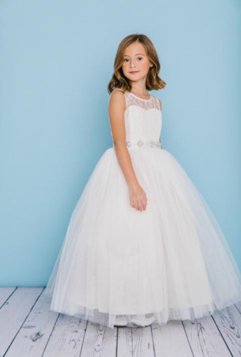 Tulle Ivory Flower Girl Dress | Under the Arbor Bridal