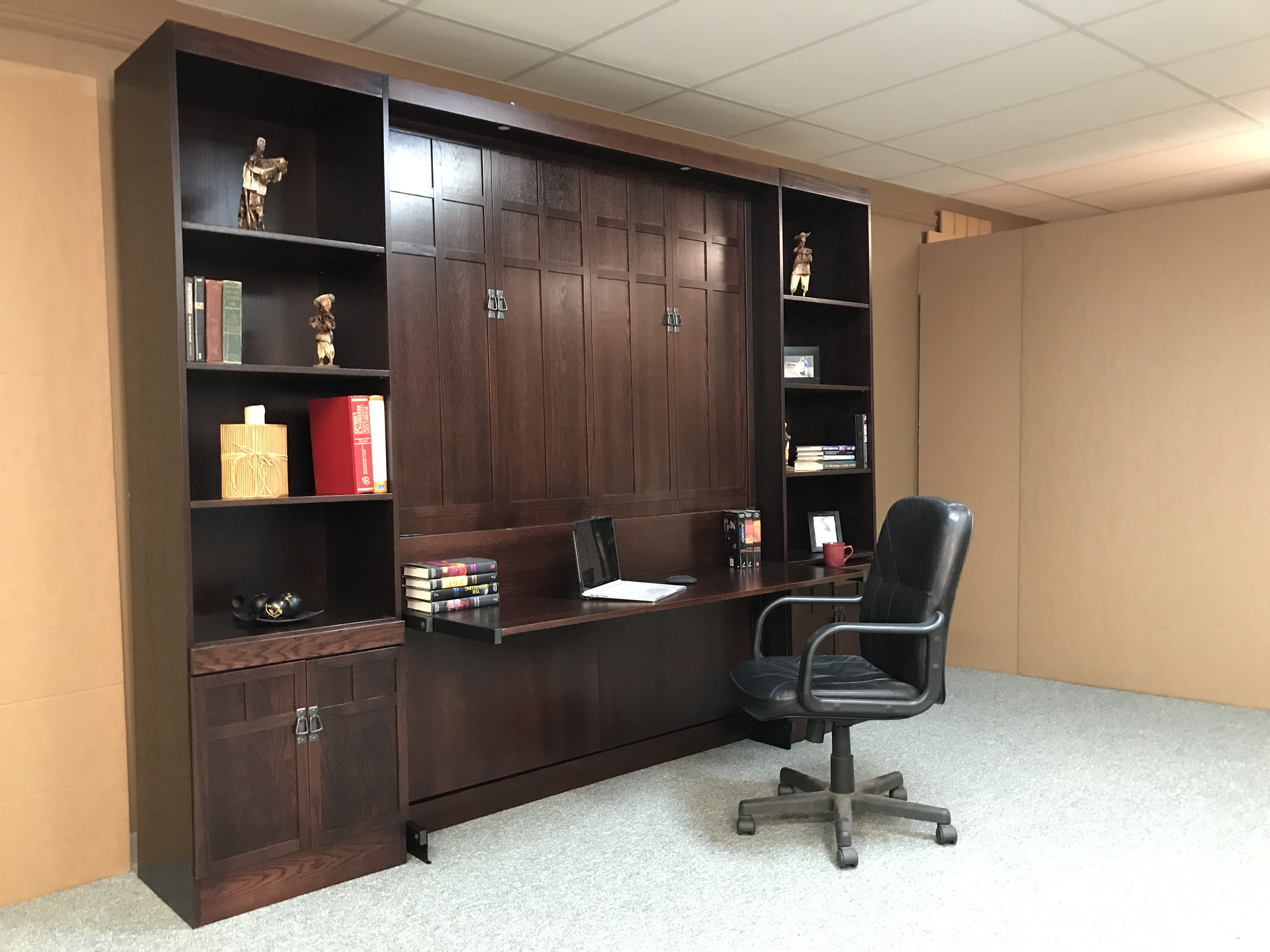 Frank Lloyd Wright Murphy Bed With Desk