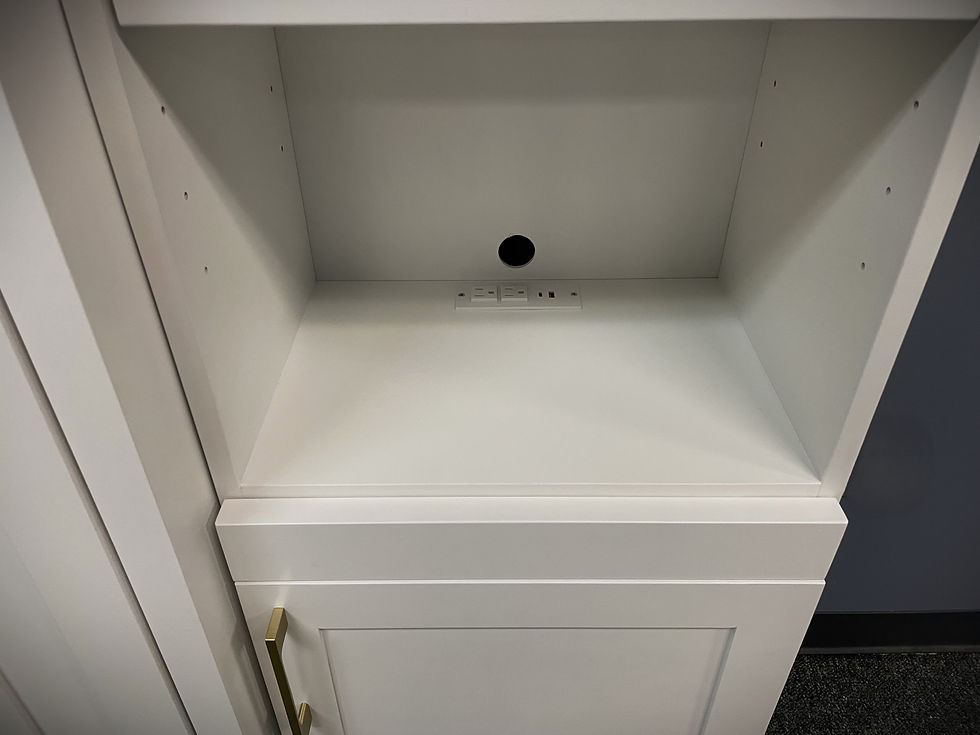 1616-1024 White Lacquer TV Bed Bookcase Outlet