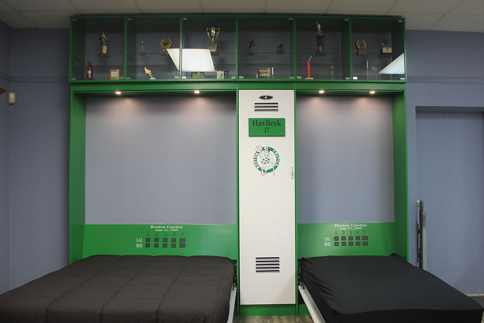 Celtics Bookcase Closed