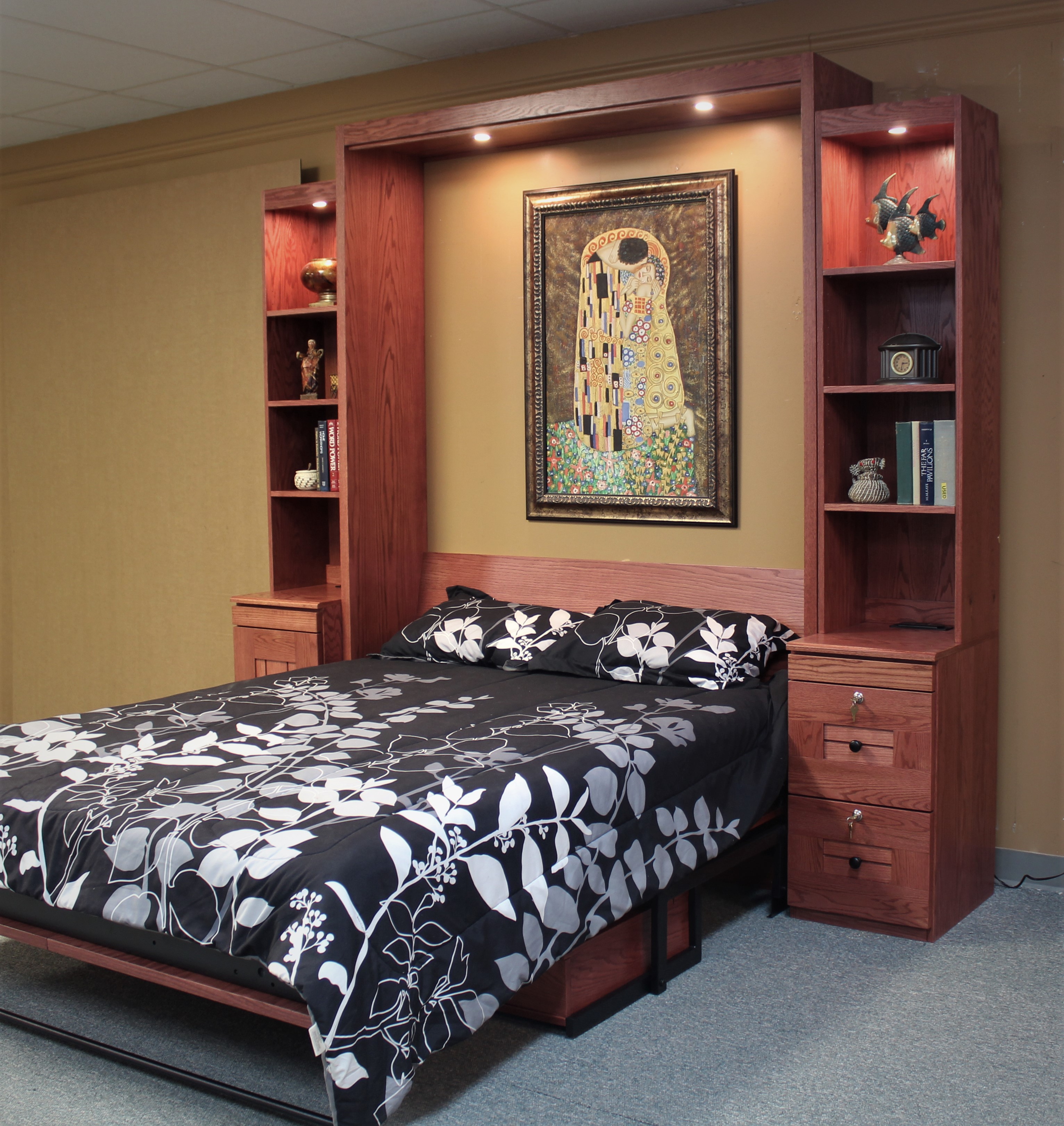 Barn Desk Murphy Wall Bed