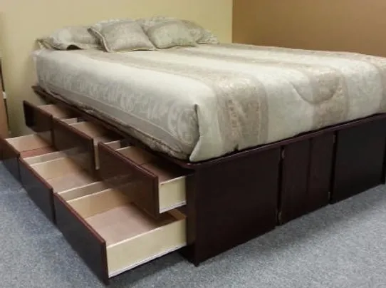 Under Bed Drawer Pedestal Storage Solutions