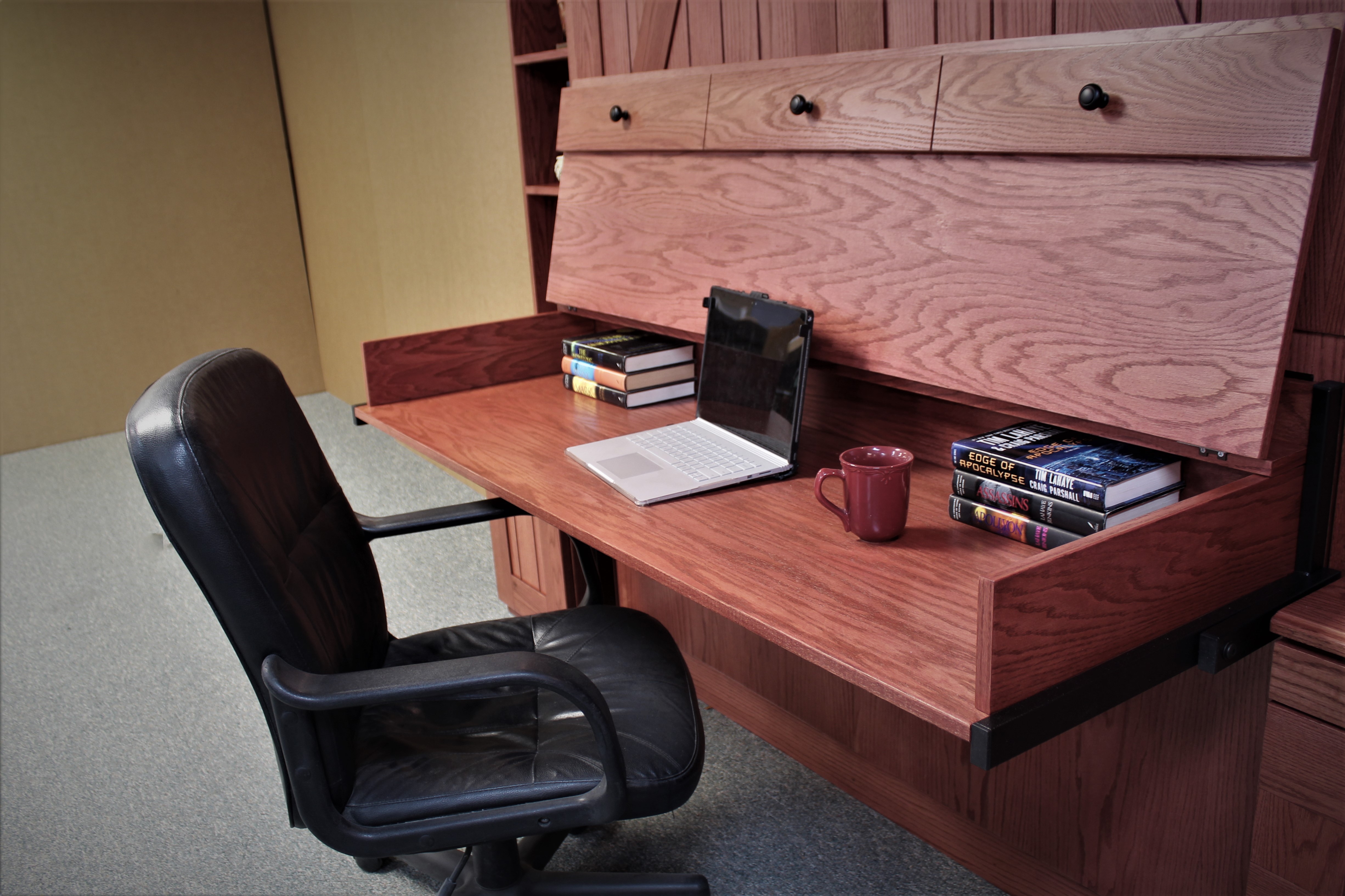 Barn Desk Murphy Wall Bed