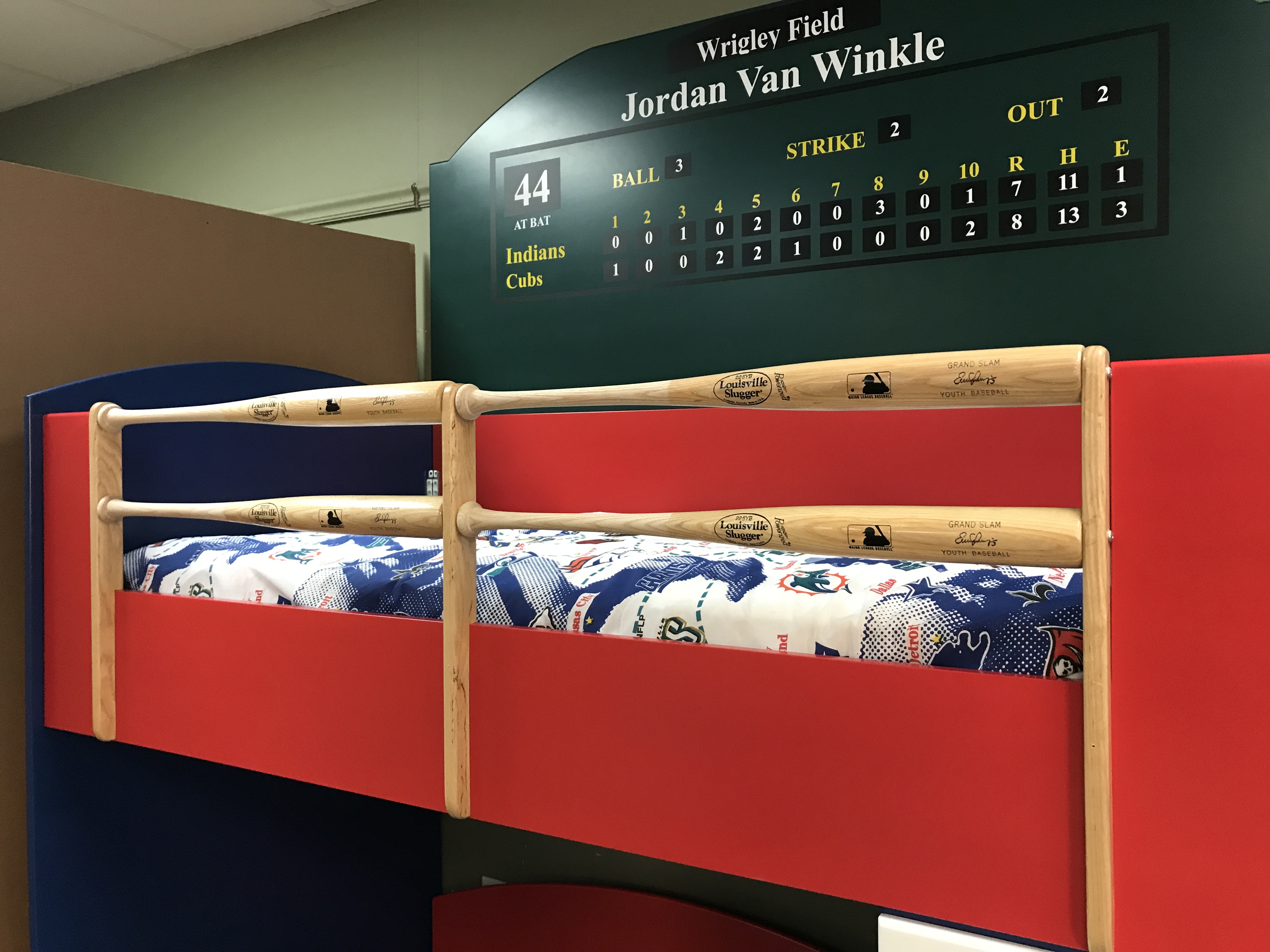 Baseball Loft Style 2 Guardrails
