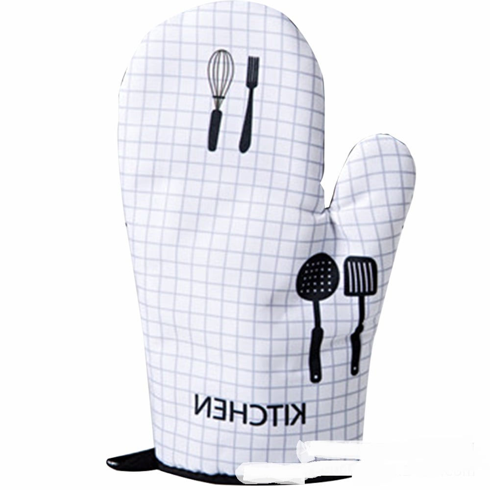 Two-Piece Set of Microwave Oven Baking Gloves