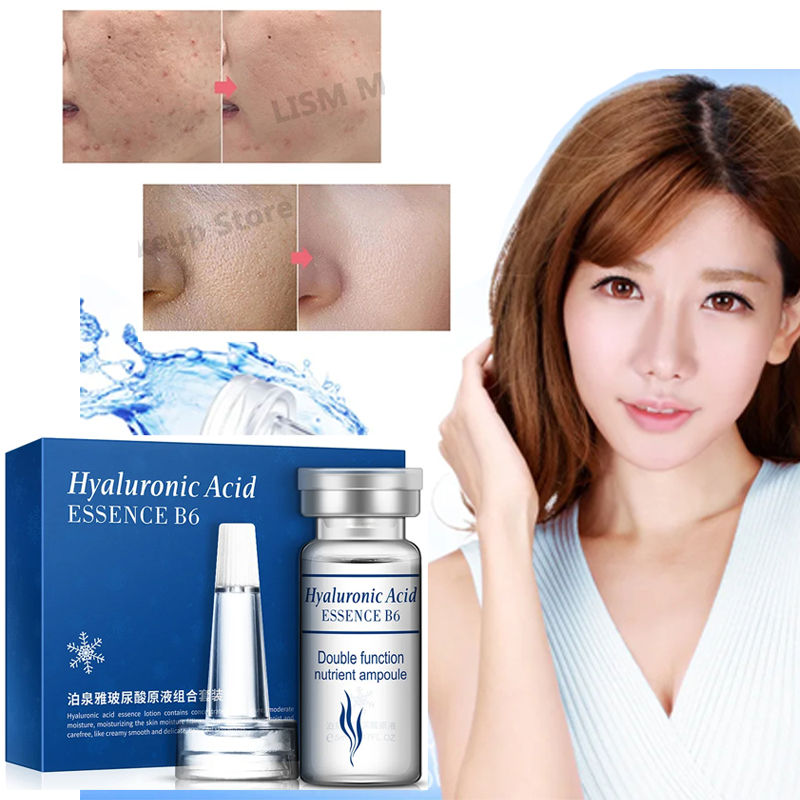 BIOAQUA 10pcs/lot Hyaluronic Acid Serum Moisturizing Vitamins Facial Skincare An