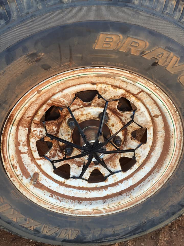 Zip Ties to help get moving again - bush mechanics