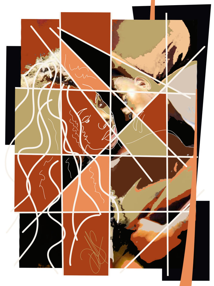 Abstract Embrace