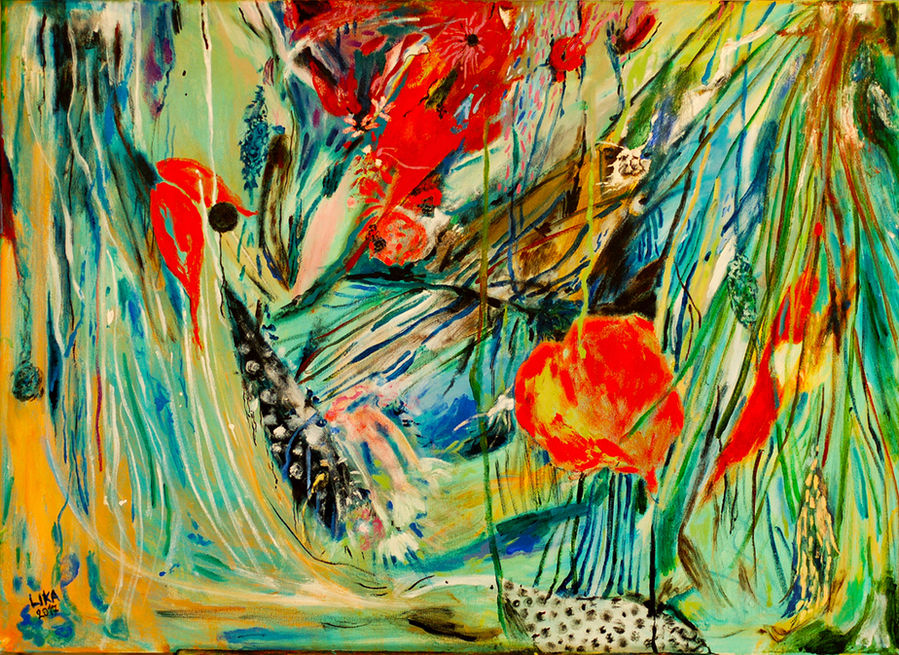 My days II. Oil on canvas, 65 × 90 cm