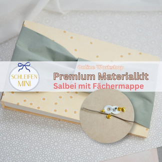 Materialkit Salbei mit Fächermappe