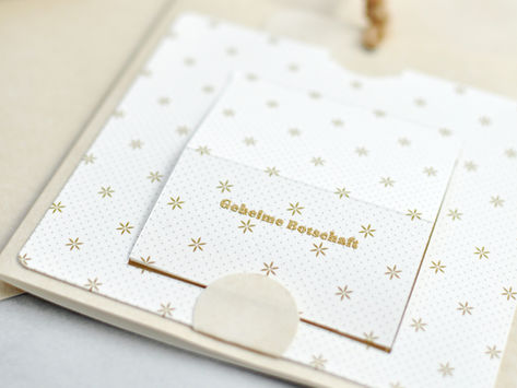 Geheime Botschaft - Schieberkarte