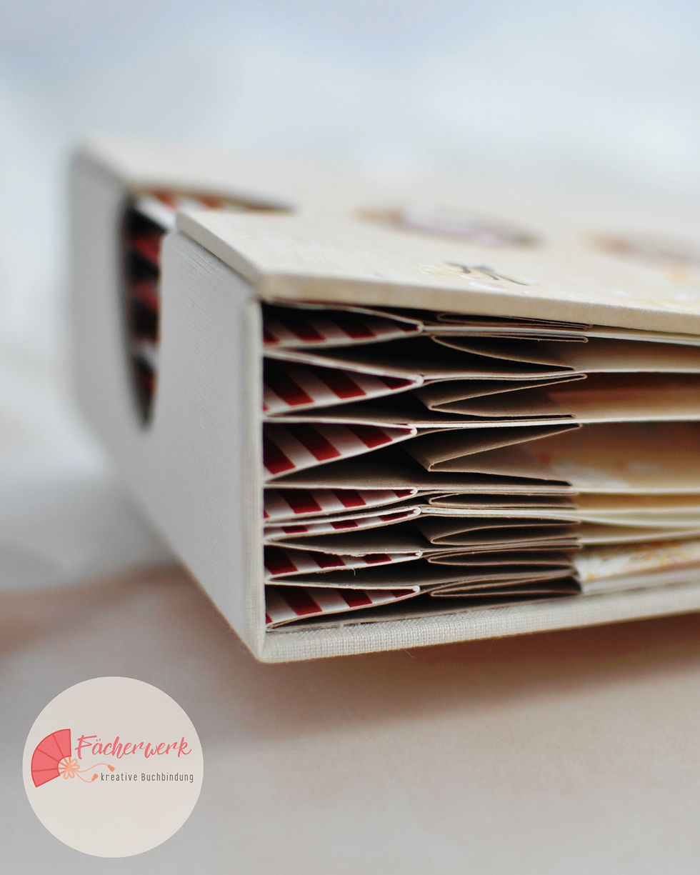 Miniaturbild: "Fächerwerk " Mini Album Online Workshop