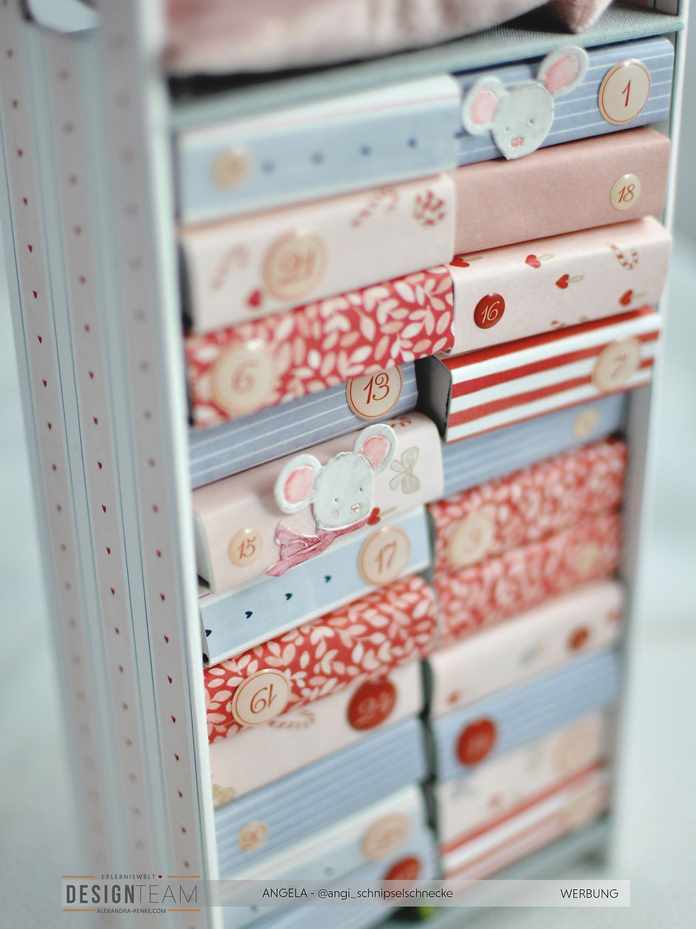 DIY Adventskalender Prinzessin auf der Erbse