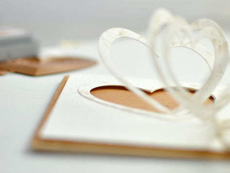 Herzspirale - Mini Pop Up