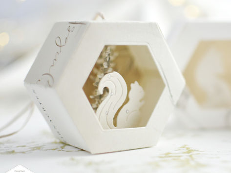 Hexagon Schachtel Diorama