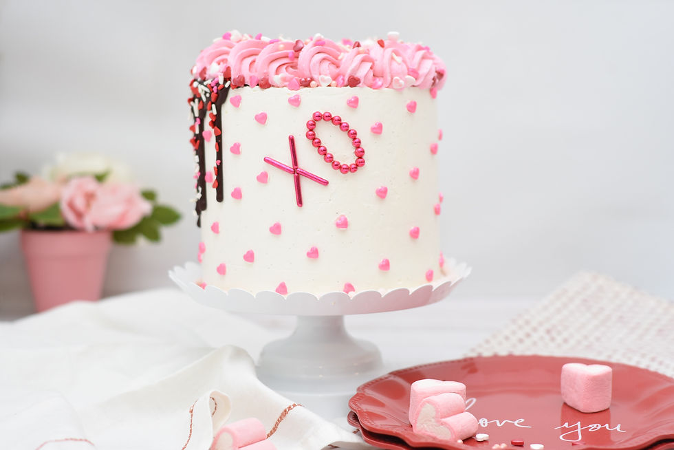 Valentine's Day Cake Menu