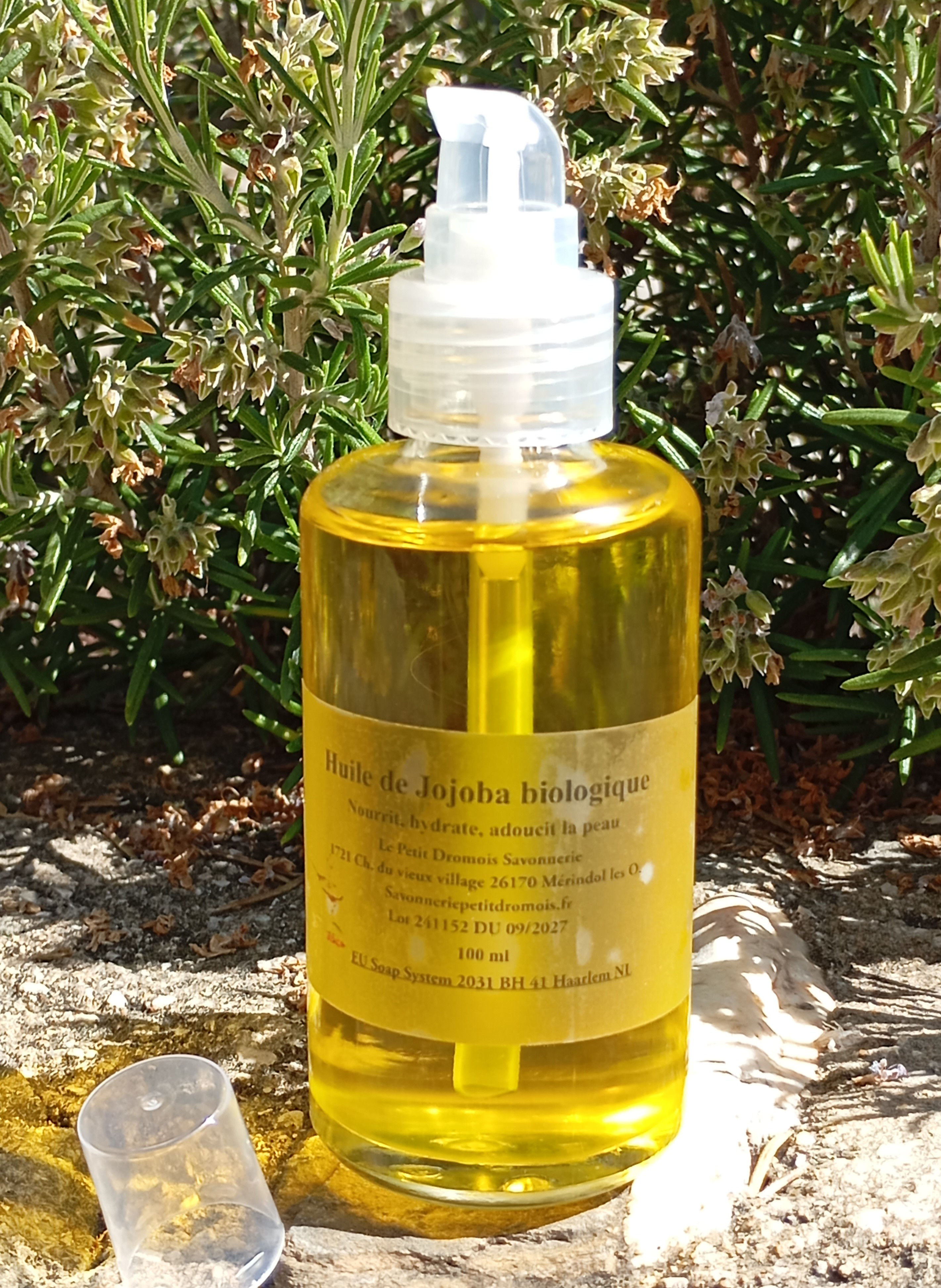 Huile de jojoba biologique naturelle