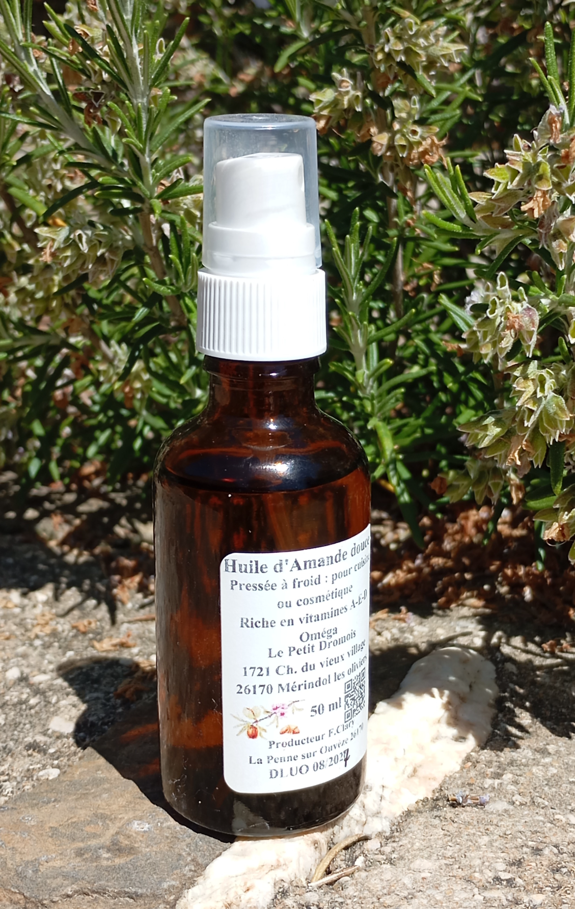 Huile d'amande douce des baronnies