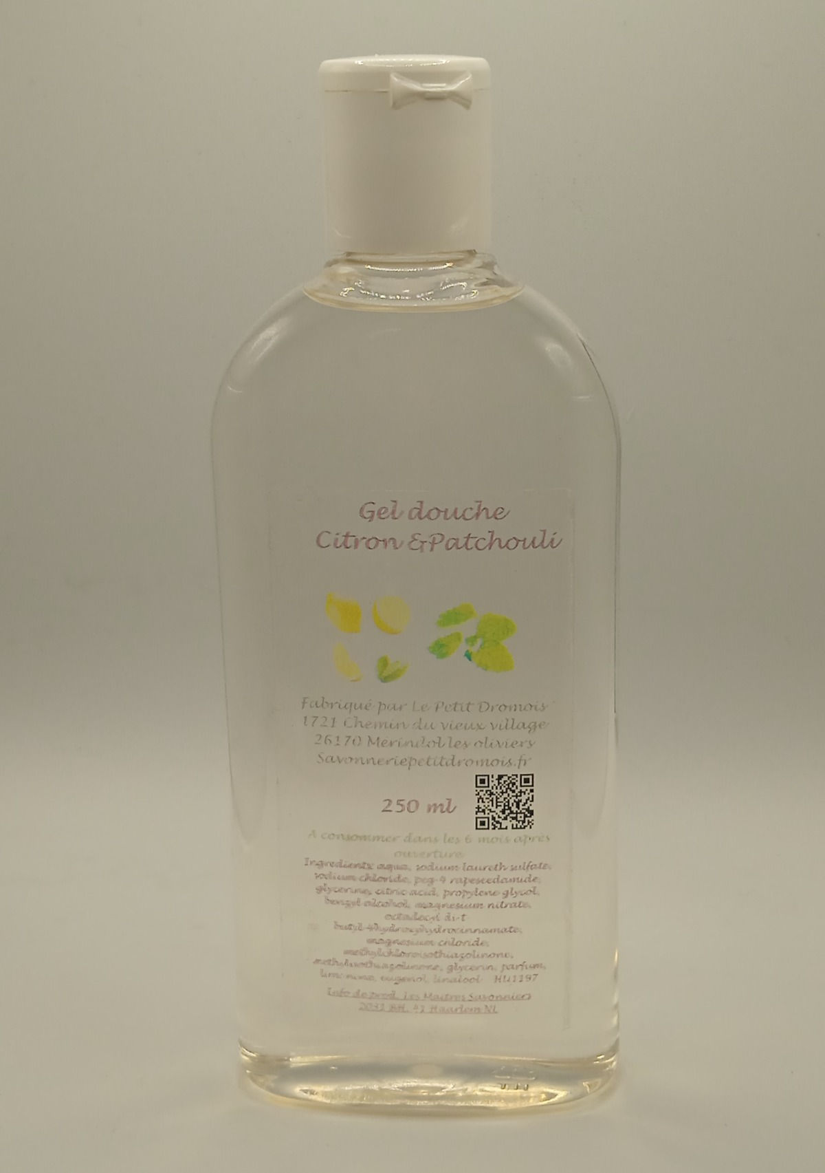 Gel douche Citron et Patchouli