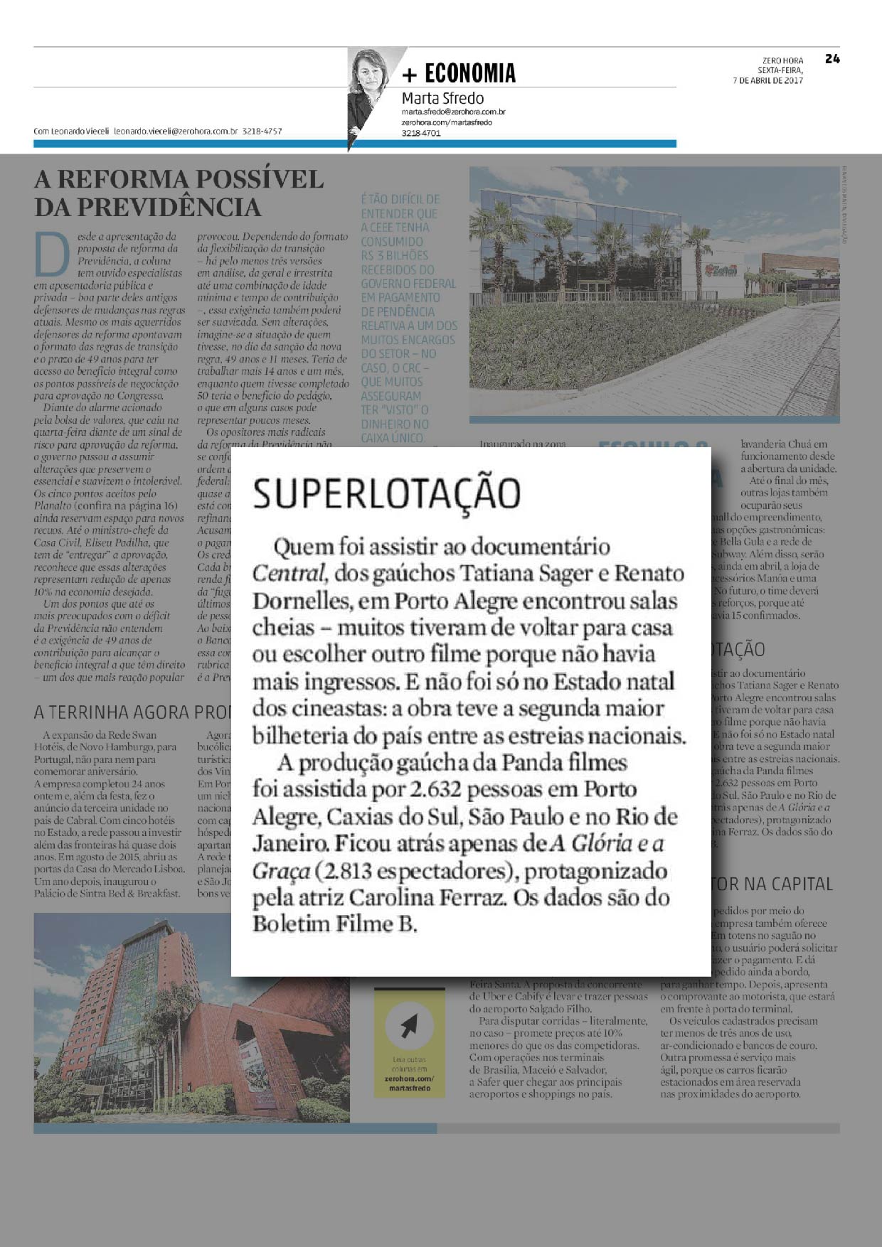 Coluna Marta Sfredo ZH | 07.04